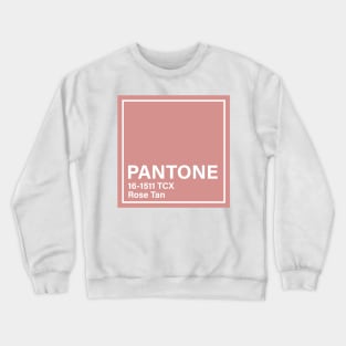 pantone 16-1511 TCX Rose Tan Crewneck Sweatshirt